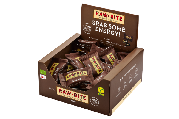 RAWBITE Office Box Cacao geöffnet