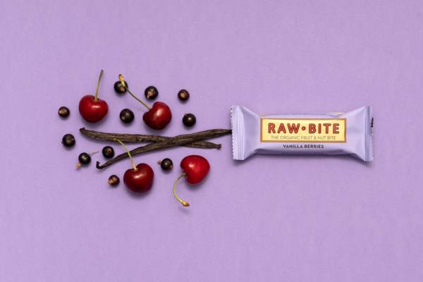 RAWBITE Vanilla Berries Riegel