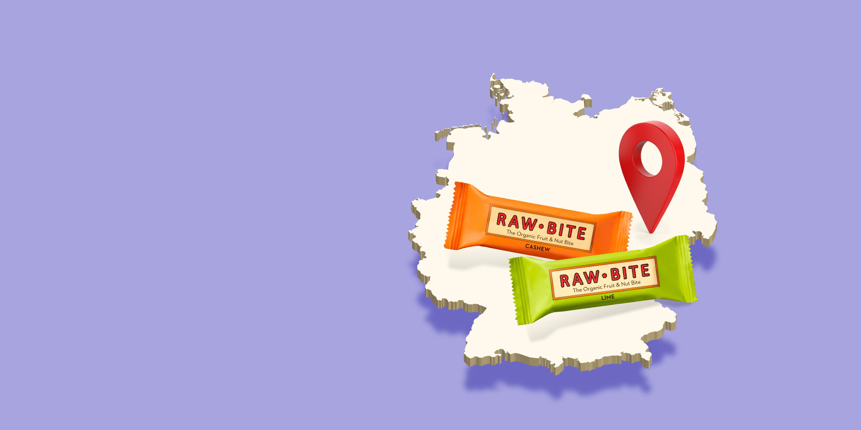 Deutschland Landkarte mit RAWBITE