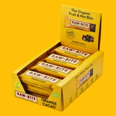 RAWBITE Orange Cacao Box mit 12