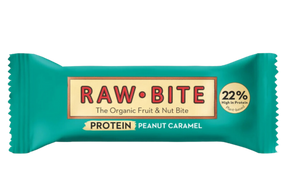 RAWBITE Protein Peanut Caramel 45g Riegel