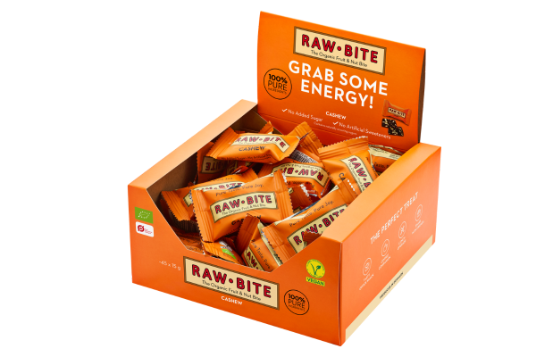 RAWBITE Office Box Cashew geöffnet