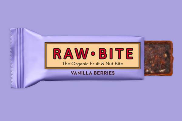 RAWBITE Vanilla Berries Riegel