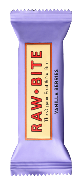 Rawbite Vanilla Berries vertikal Riegel